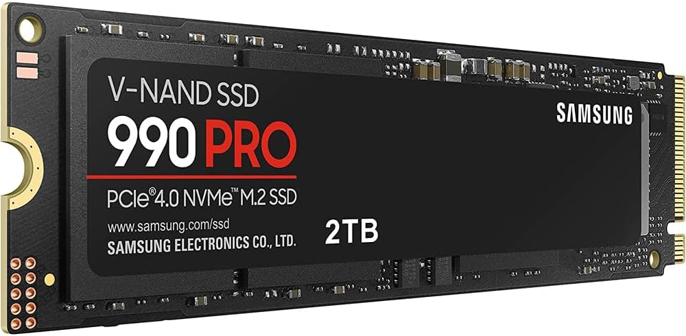 Samsung 990 PRO 2TB PCIe 4.0 NVMe SSD (2-Pack) T586