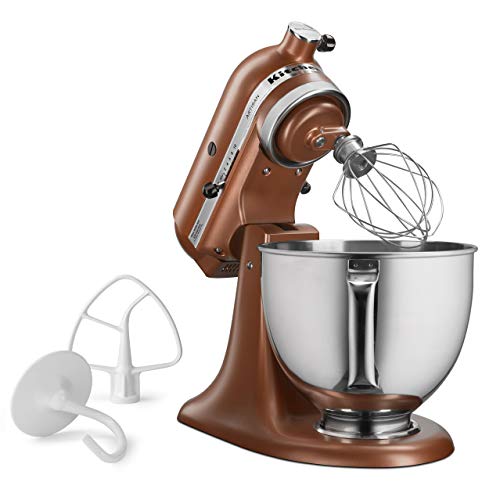 KitchenAid KSM150PSTG Artisan 5-Qt Stand Mixer with Pouring Shield, Tangerine T7346