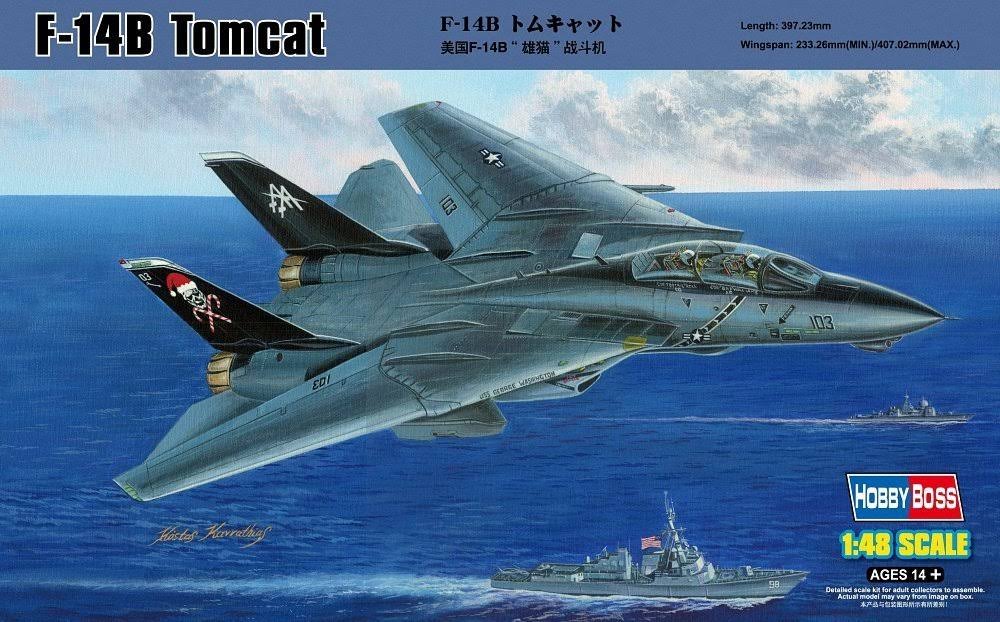 Hobbyboss 1/48 80367 F-14B Tomcat Aircraft Model Kit