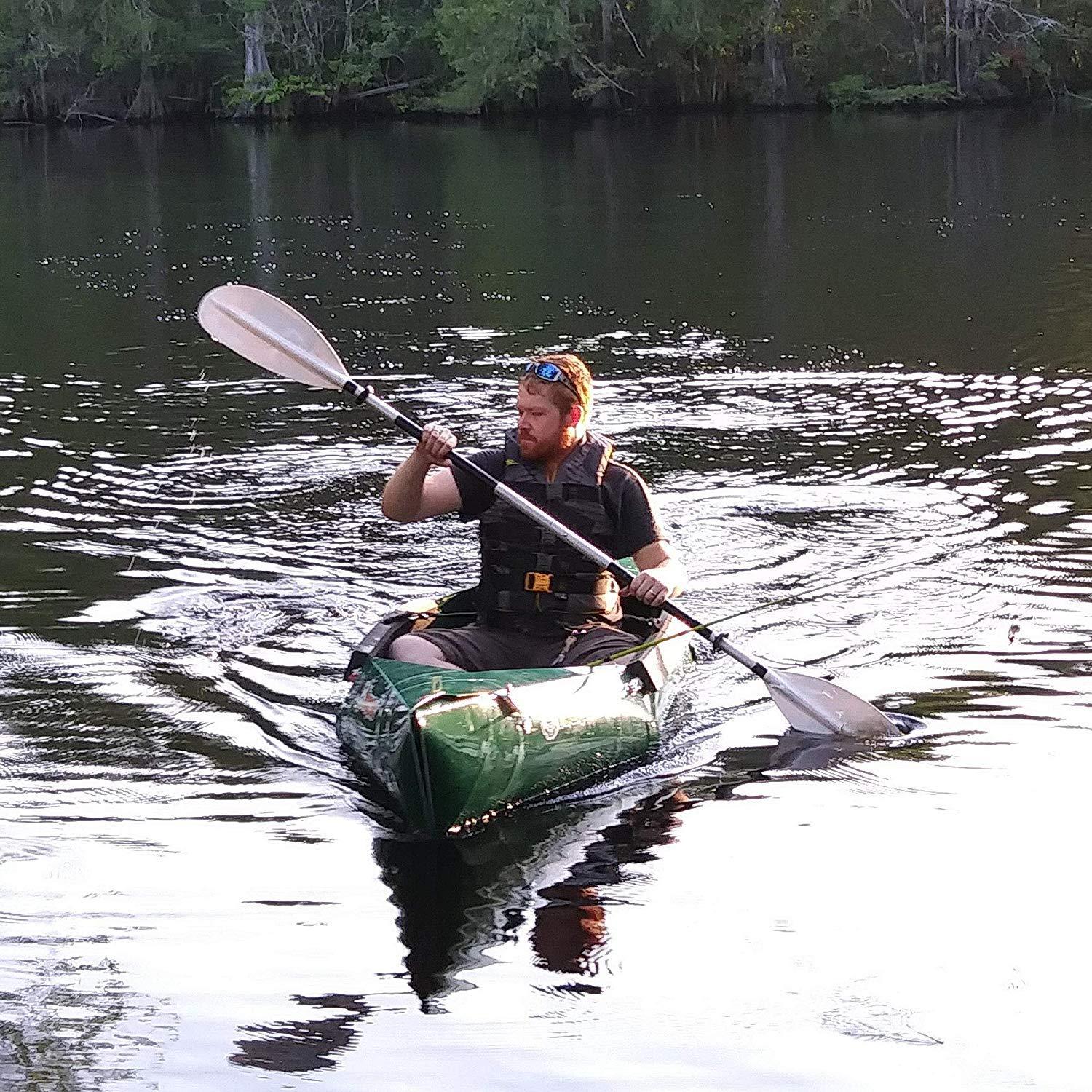 Tucktec Advanced 2020 Model 10 Ft Foldable Kayak Portable Lightweight Canoe Dark Yellow P703543