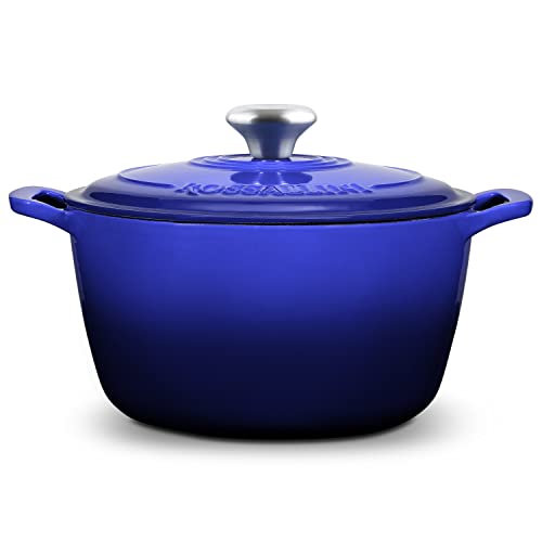 Signature Enameled Cast Iron Dutch Oven 5.5Q with Lid, Oyster Grey A277