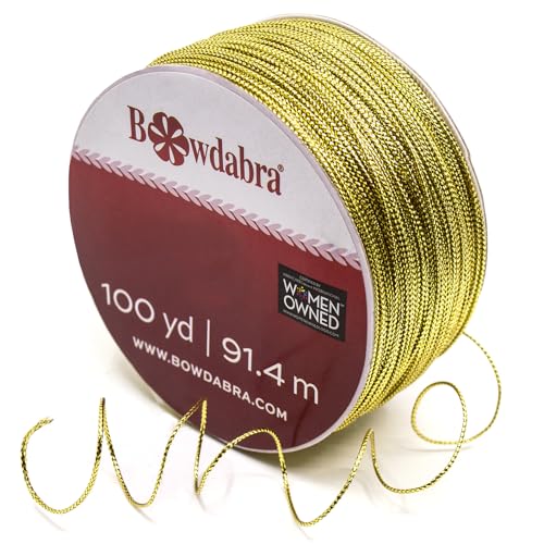 Bowdabra Combo Bow Maker with Mini Bow Maker and 100 yd Gold Wire L5117