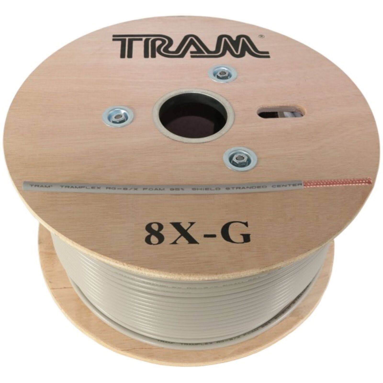 Tram 8X-G RG-8X Tramflex Precision RF Coax Cable (500 Feet)