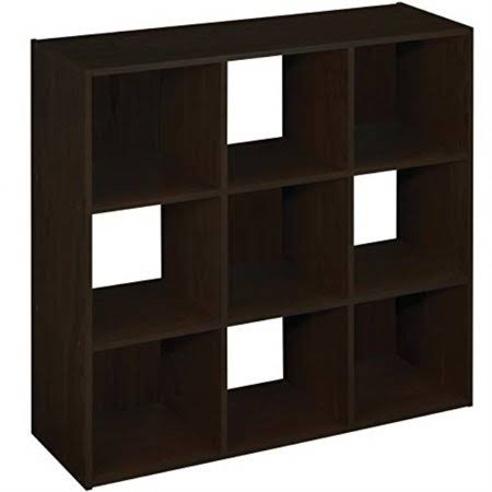 ClosetMaid Cubeicals 9-Cube Laminate Organizer, Alder