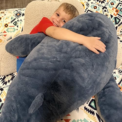 Tezituor 51 inch Giant Whale Shark Stuffed Animal Plush Pillow M152089
