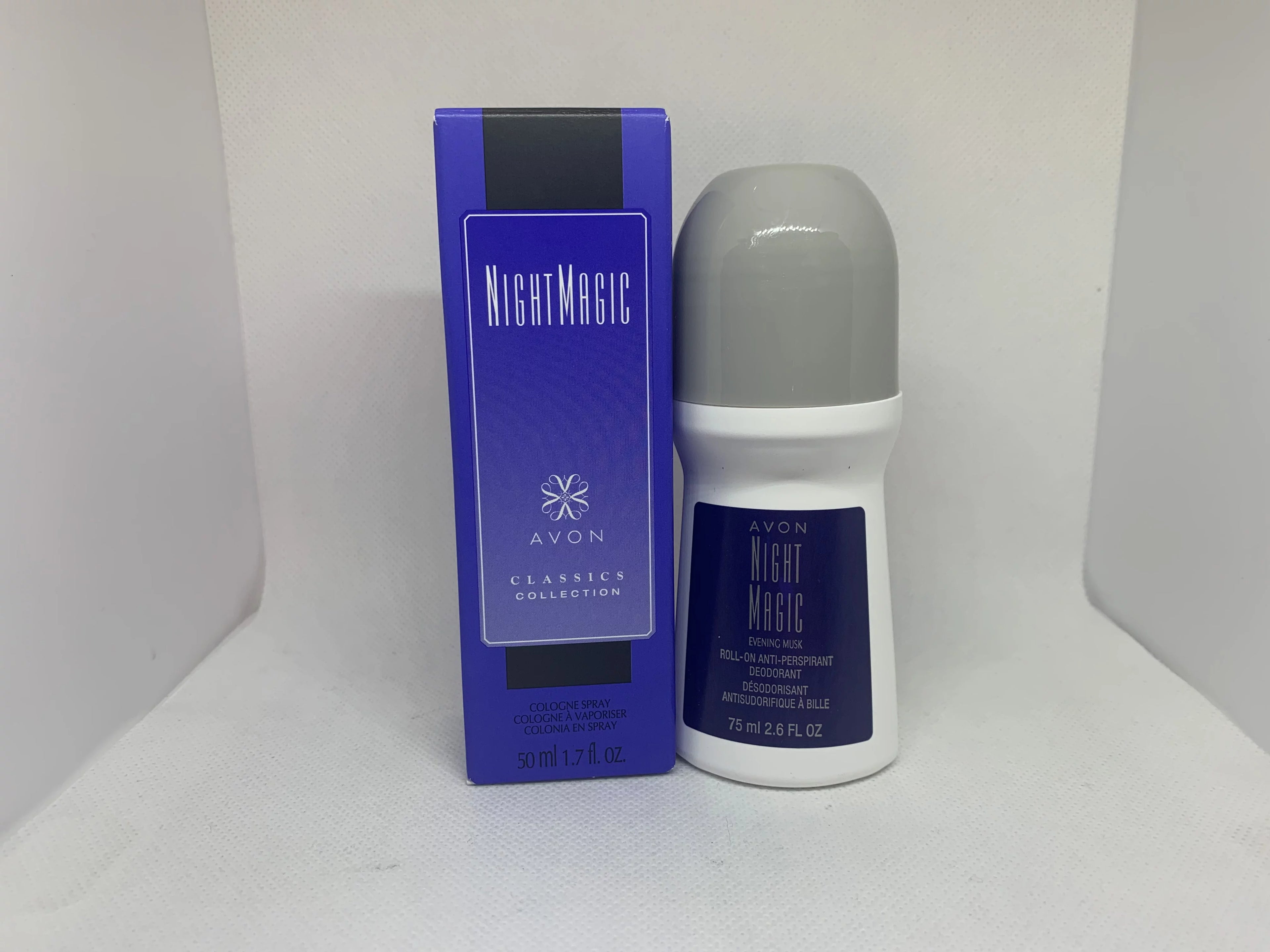 Avon Night Magic 3 Piece Set for Women - Cologne, Skin Softener and Deodorant G574
