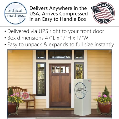 Ethical Mattress CO 10" Toxin-Free Hybrid Mattress, Queen H10280