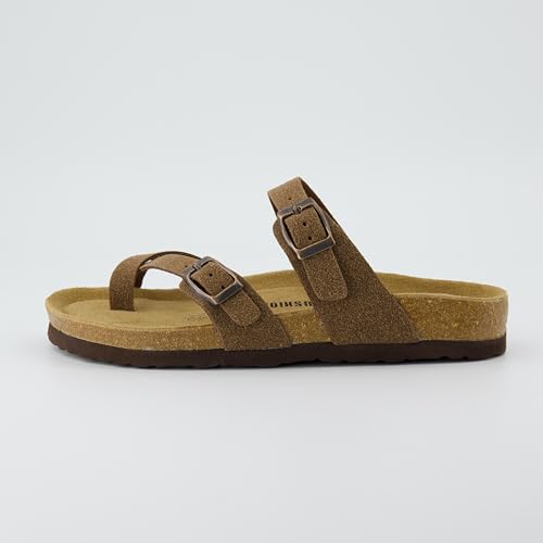 CUSHIONAIRE Women's Luna Cork Footbed Sandal I795