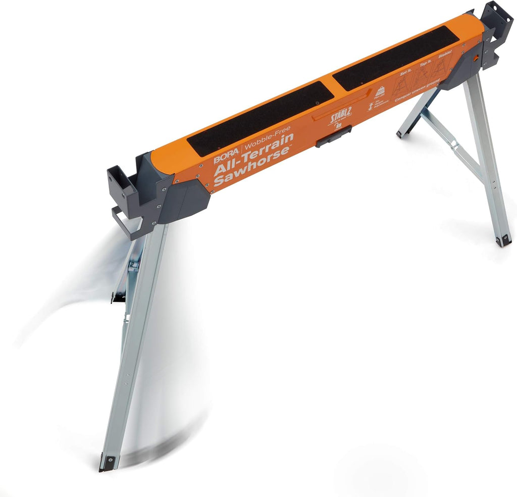 Bora Portamate All-Terrain Folding Sawhorse with Swivel Leg, PM-4520 S632