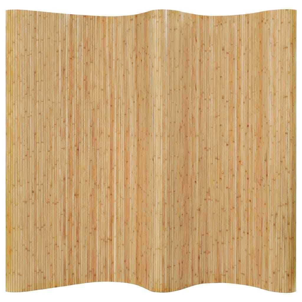 vidaXL Room Divider Bamboo 98.4x22x65x22 Natural