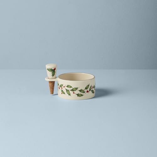 Lenox 18 Oz Stoneware Holiday Cocoa Mug, Red/Green D279