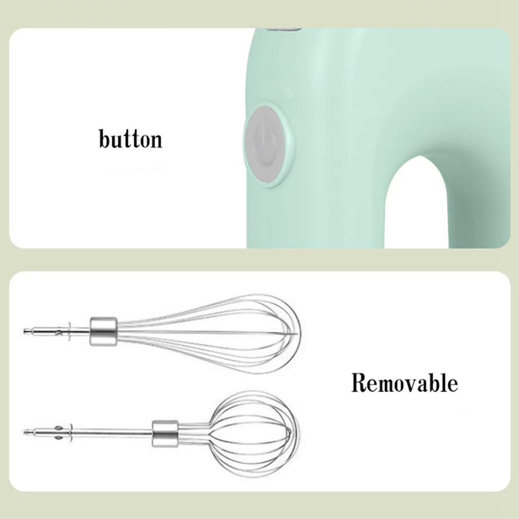 Rechargeable Electric Hand Mixer Whisk Set Z548422
