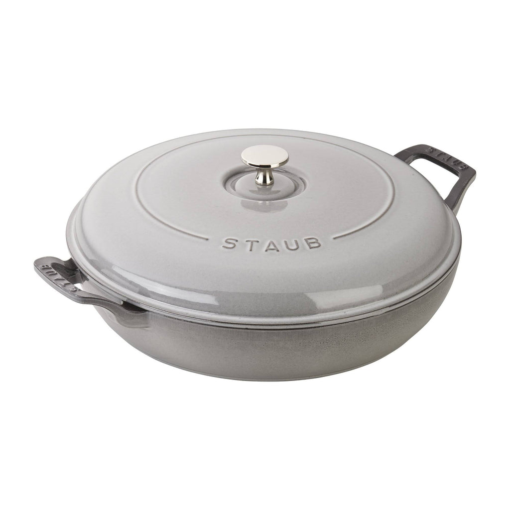 Staub Cast Iron 3.5-qt Braiser, Dark Blue O836