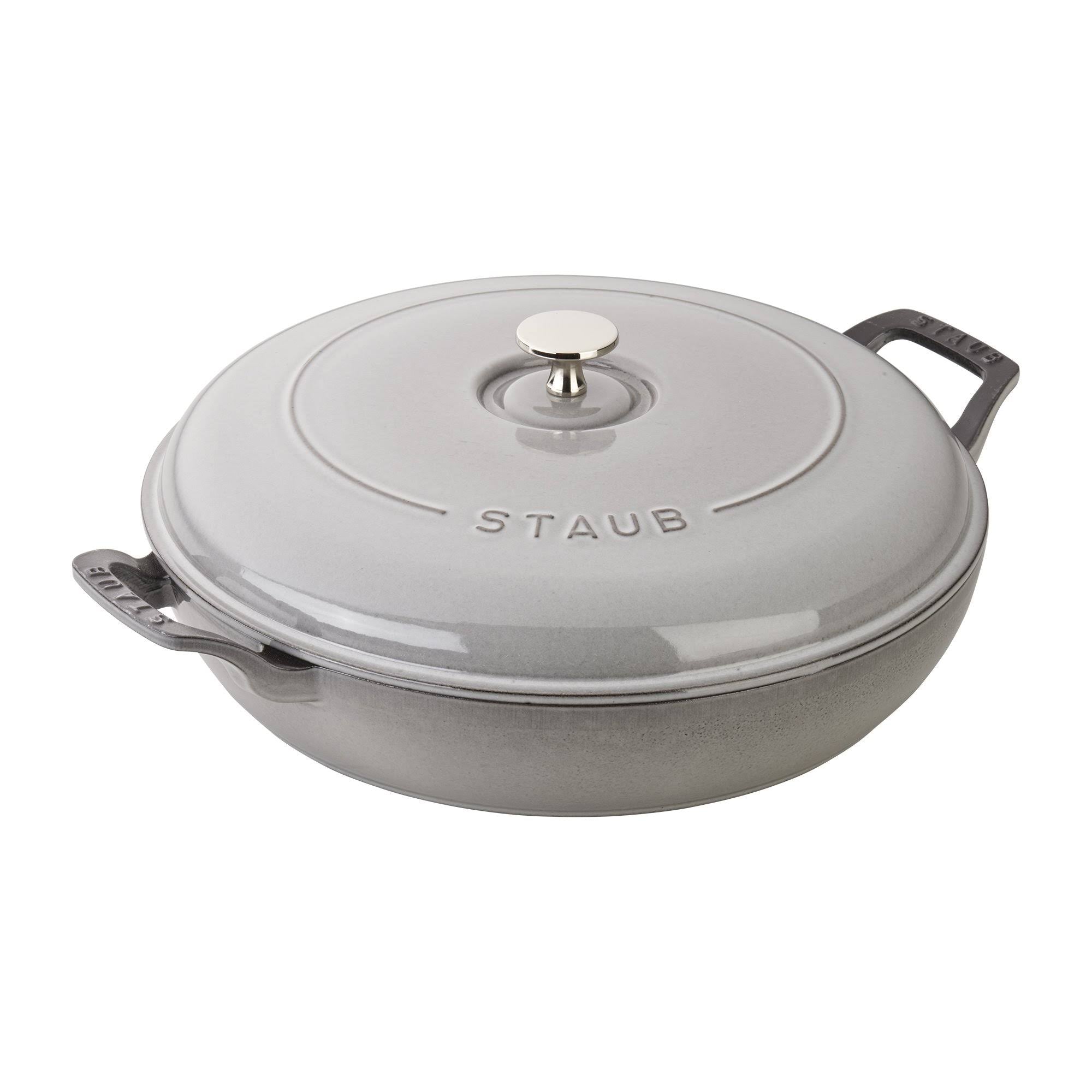 Staub Cast Iron 3.5-qt Braiser, Dark Blue O836