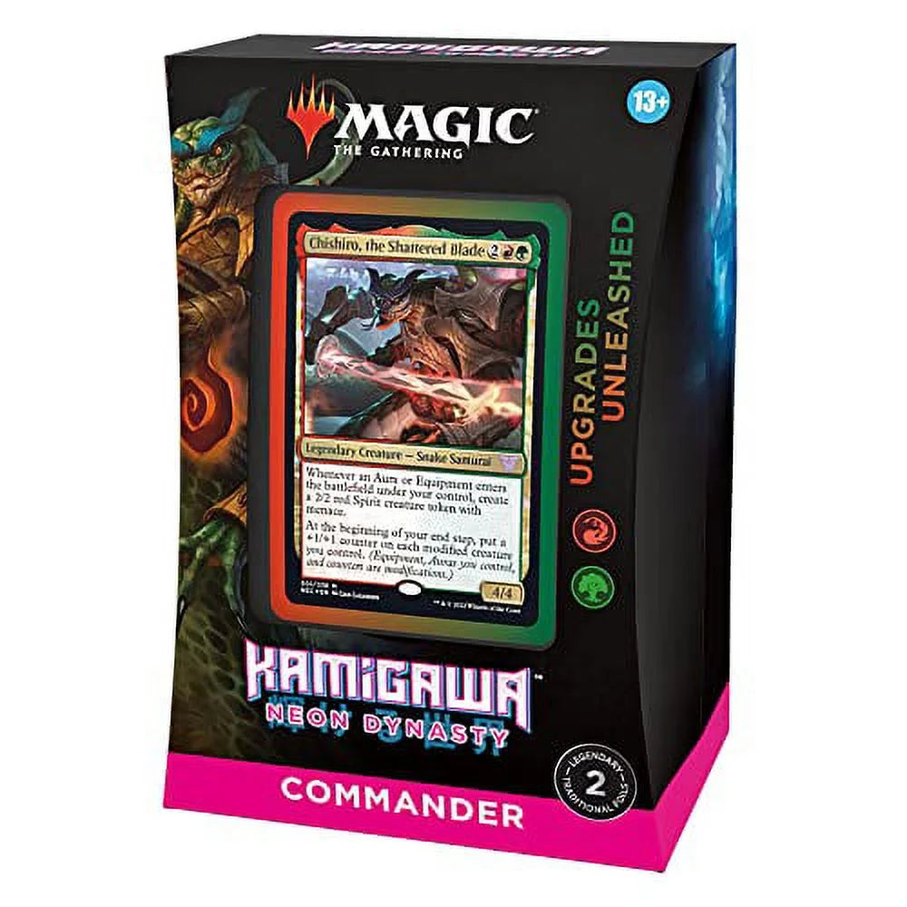 Magic: The Gathering Kamigawa: Neon Dynasty Commander Deck Upgrades Unleashed (Red-Green) E79709