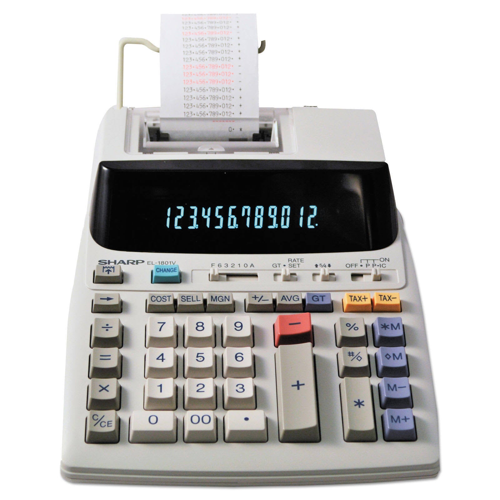 Sharp EL-1801V 12 Digit Printing Calculator D4881