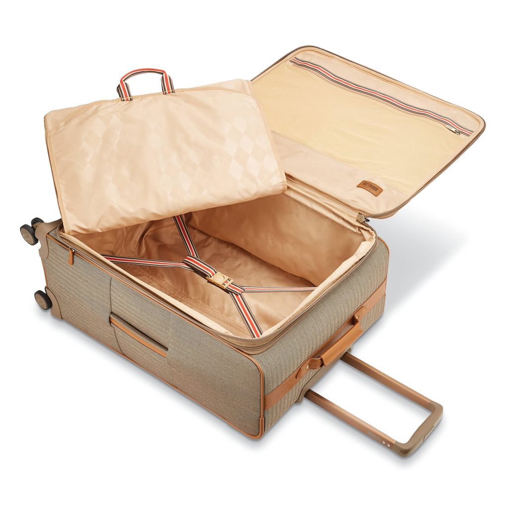 Hartmann Herringbone Deluxe Expandable Spinner Carry-On - Terracotta U3342